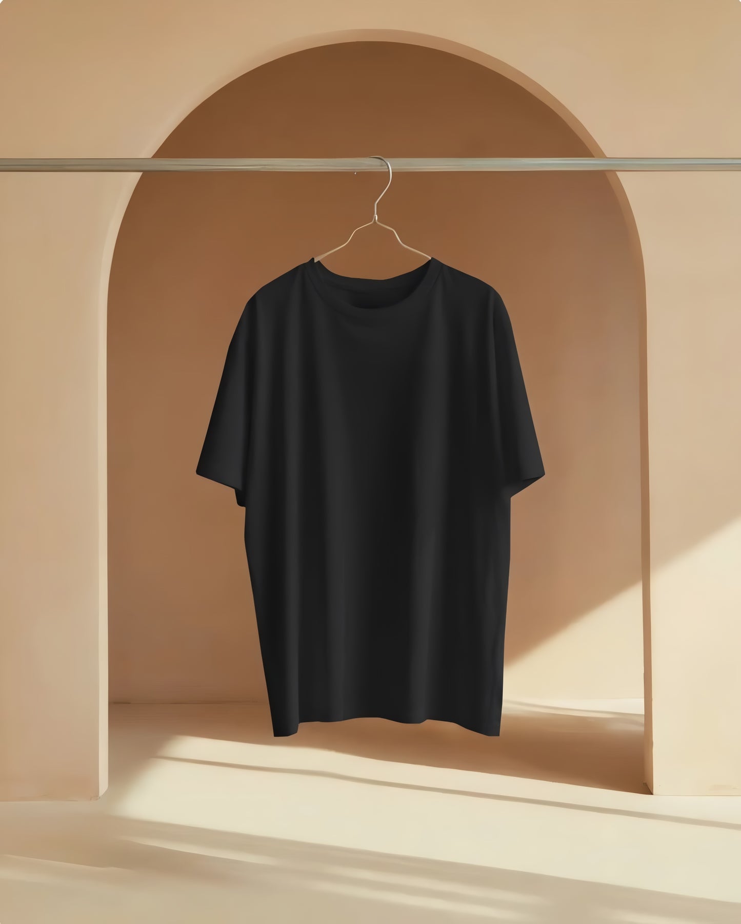 Essential Casual plain Oversized T-Shirt for Men (KN09)-KNOT&NEEDLE
