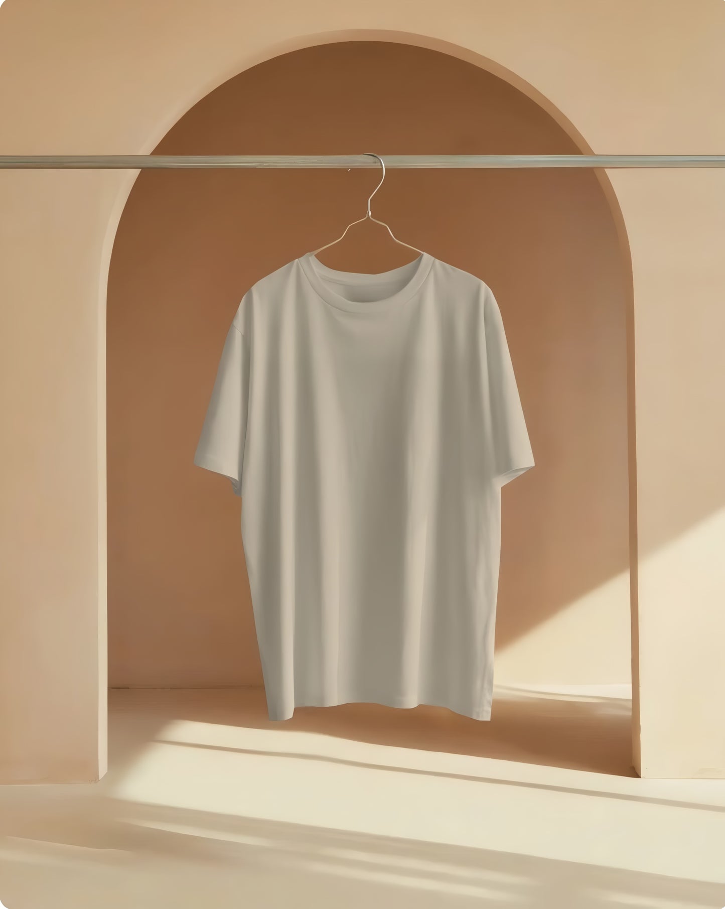 Essential Casual plain Oversized T-Shirt for Men (KN09)-KNOT&NEEDLE